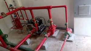 Instalações e automação das bombas de incêndio – Vila Iracema, Fortaleza, Ceará (Tenda)